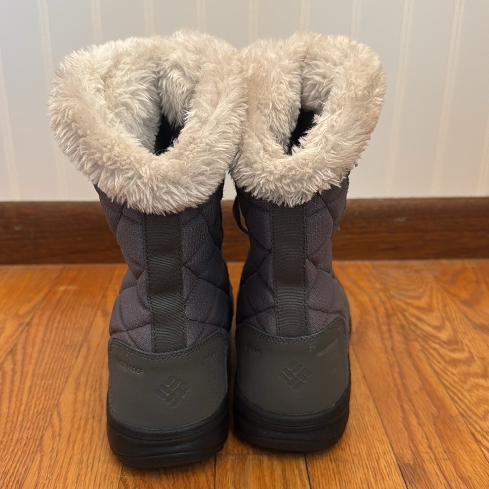 Columbia Women's Ice Maiden II Boot Charcoal Winter Boots Size 7 - Picture 5 of 10